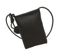 uikios Sac à bandoulière carré élégant pour femme en polyuréthane souple avec poches intérieures, design léger, compagnon de trajet en plein air, sac essentiel quotidien, Noir , Medium