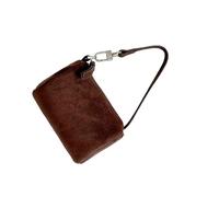 uikios Sac à main décontracté pour femme avec fermeture éclair - Taille S, café