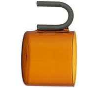 uikios Tasse à café ronde en verre transparent de 300 ml pour cappuccinos, expresso, verrerie élégante