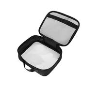 uikios Trousse de maquillage de voyage, grande capacité avec fermeture éclair, trousse de toilette transparente, accessoires de maquillage, organiseurs, cadeaux, 01, as pics show