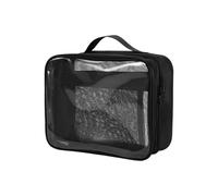 uikios Trousse de maquillage de voyage, grande capacité avec fermeture éclair, trousse de toilette transparente, accessoires de maquillage, organiseurs, cadeaux, 03, as pics show