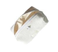 uikios Trousse de maquillage matelassée en coton à motif floral de grande capacité pour femmes et filles, w, as pics show