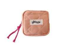 uikios Trousse de maquillage pour sac à main, pochettes cosmétiques Preppy, pochettes de voyage, serviettes hygiéniques, organiseurs de maquillage, Doré, as pics show