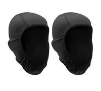 UILYNIU 2 Pièces Multifonction Cagoules Léger Souple Doux et Respirable Noir Cagoule Masque Balaclava Masque de Ski Moto pour Hommes et Femmes Masque Thermique Taille Unique (Noir)