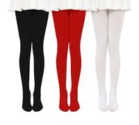 UILYNIU 3 Paires Collants pour Filles (FR/ES Âge, Taille unique, Taille normale, Multicolore)