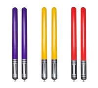 UILYNIU 6 Pièces Gonflable Light Sabre Inflatable Bâton Ballons fête d'été et fête à thème Jeu Rôle Pirate Fête Faveurs Fournitures Parti Faveurs Ballons jouet aquatique décoration (6 pcs)