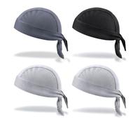 UILYNIU Lot de 4 Capuches de Sport en Plein air à séchage Rapide,Bandanas,Bandana de Cyclisme Sport Fonctionnel Foulard Couvre Bonnet de Vélo Sports,été Léger Confortable Respirant (4 pièces)