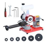 Uimoso Affûteuse Lame de Scie Circulaire 370 W avec Réservoir d'Eau Meule 125 mm