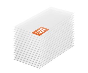 Uimoso Plaque de Serre en Polycarbonate 1210x605x6 mm Feuilles de Toit Lot de 15