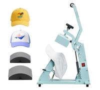 VEVOR Presse à chaud pour casquettes et chapeaux – 2 platines – pour HTV – Vert