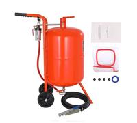 Uimoso Sableuse Pro 75 7L Haute Pression 60-110 PSI - Décapage Rouille Peinture 4 Buses Céramique Mobile
