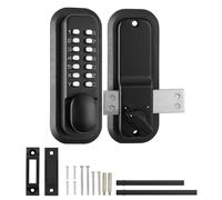 VEVOR Serrure de porte mécanique sans clé - Clavier 14 touches, alliage de zinc, 35-65 mm