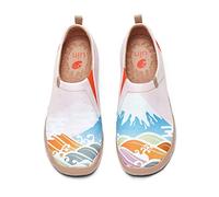 UIN Femme Art Toile Plate Mocassins Chaussures Espadrilles pour Marcher Chaussures Confortables