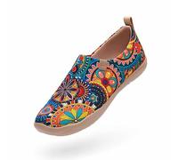 UIN Femme Floral Série Peinture Plat Mocassins Chaussures Espadrilles Marcher Chaussures Confortables