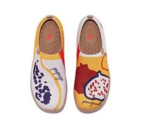 UIN Las Meninas Chaussures de voyage confortables douces et légères à enfiler pour femme, Papaye grenade, 38.5 EU