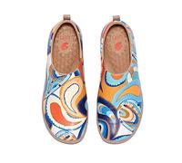 UIN Women Casual Fashion Shoes with PU Upper and EVA Outsole Hiking Shoes Painted Slip on Shoes Low-Tops Silky Cappuccino Toledo I UK Size 5.5, EU Size (39)