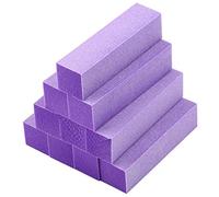 Uinfhyknd 10 pieces x Blocs de poncage Outil de polissage Outil de poncage en acrylique Outils a ongles pour l'art des ongles (couleur: violet)
