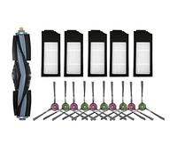 Uinfhyknd 17 Pièces pour X1 Turbo X1 Omni Robot Aspirateur Brosse Principale Brosse Latérale Pièces de Filtre HEPA