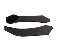 Uinfhyknd 2 PièCes SéRies Universel Voiture Pelle Bumper Lip Splitter Chain Spoiler Noir