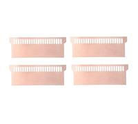 Uinfhyknd 4 pcs Dissipateurs mémoire pour ordinateur portable de Ordinateur portable Cuivre pur Refroidissement Radiateur Mémoire RAM Réfrigérateur Dissipateur 0,5 mm