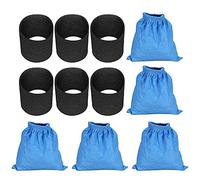 Uinfhyknd 5 pièces pour MV1 WD1 WD2 WD3 SE4001 Sac de filtre et 6X pour filtre en mousse humide et MV1 WD1 MV1 WD1 WD1