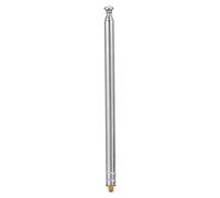 Uinfhyknd 5 sections 3 mm Antenne télescopique de diamètre extérieur filetée pour RC de voiture Argenté