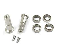 Uinfhyknd Adaptateur hexagonal de moyeu de roue combineur en métal de 5 mm Accessoires de mise à niveau de roulement pour D12 1/10 RC Camion Voiture Pièces