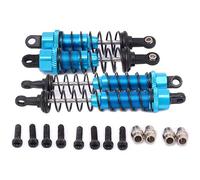 Uinfhyknd Amortisseur de choc avant et arrière rempli d'huile en métal pour 1/12 12428 12423 RC Voiture Crawler Pièces de mise à jour, Bleu