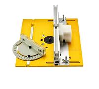 Uinfhyknd Compteur d'Onglet de Plaque d'Insertion de Table de Routeur pour Bancs de Menuiserie de Table Tondeuse Multifonctionnelle Machine de Gravure-