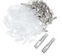 Uinfhyknd Connecteur D'Enroulement de de Manchon Isolant éLectrique de Bornes à Sertir de BêChe 200 PièCes Mâle/, 2.8 MM