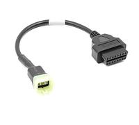 Uinfhyknd Connecteurs OBD2 6 16, outils de diagnostic, adaptateurs de câble d'extension OBD pour moto série Z