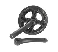 Uinfhyknd e Bielles pour Vélo Pliable Simple Vitesse 42T Vélo Route Bielles 152mm Plaque à Dents Creux Pignon pour Vélo Accessoires de Vélo