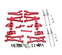 Uinfhyknd Ensemble de Bras de Suspension d'arbre D'EntraîNement en MéTal pour HBX 16889 16889A 16890 SG1601 SG1602 1/16 PièCes de Mise à Niveau de Voiture RC,1