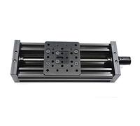 Uinfhyknd Imprimante 3D Z Vis T8 Z DIY C Beam Table Coulissante CNC Kit Actionneur Linéaire 250Mm-Noir
