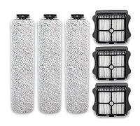 Uinfhyknd Kit brosse à rouleaux et filtre compatible avec aspirateur Floor One S3 et IFloor 3 sans humide et sec