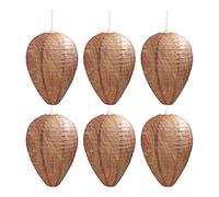 Uinfhyknd Leurre, 6 Pièces Faux Pendentif, Répulsif de Faux Naturel, Piège Fausse Sécurisé à L', Leurre de Papier Non Toxique