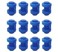 Uinfhyknd Lot de 12 capuchons de trampoline de 25 mm, pour fixer le filet, les barres du trampoline