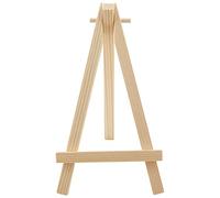 Uinfhyknd Lot de 24 mini chevalets d'affichage en bois avec support d'affichage pour petits objets en acrylique