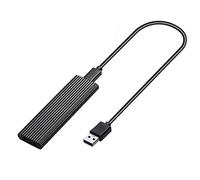 Uinfhyknd M2 SSD NVME Adaptateur M.2 Un USB SSD pour NVME PCIE NGFF SATA M+Clé B 2230/2242/2260/2280 Dual Protocol(B)