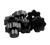 Uinfhyknd MACHINES Latche Écrous de serrage moletés Bouton Grip M8 Filetage 6 pièces