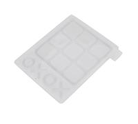 Uinfhyknd Moule en silicone pour échiquier et croix 3D Moule miroir en résine époxy DIY Moule d'échecs de bœuf de fabrication S