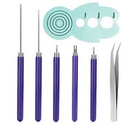 Uinfhyknd Outils de Filigrane, 5 Pièces d'Outils de Papier Fente de Filigrane pour Rouler le Papier, Artisanat pour Débutants Bricolage