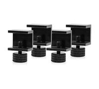 Uinfhyknd Pièces Imprimante 3D, 4 pièces, Pince Clip Lit Chauffable en Verre, Clips de Lit Chauffables, Retenue de Plate-forme de Construction en Alliage d'aluminium