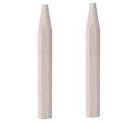 Uinfhyknd Poignée de Raquette de Badminton 2 Pièces Réparation de Poignée de Badminton en Bois pour Raquette de Badminton G6