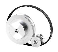 Uinfhyknd Poulie de Courroie de Distribution 60 Dents 20 Dents 5 Mm Réduction 1: 3 Courroie 6 Mm pour Accessoires Imprimante 3D