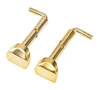 Uinfhyknd pour Mentonnière pour violon en alliage de 2 pièces Pinces pour mentonnière pour violon Accessoires pour violon 4/4 3/4