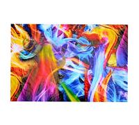 Uinfhyknd Rainbow Flames Film hydrographique pour impression d'un transfert de film Hydro Dip 50 x 100 cm