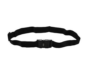 Uinfhyknd RéGlable Bagages Valise Sangle Bagages Ceinture Ceinture Voyage Verrou SéCurisé Noir