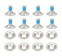 Uinfhyknd Set de fixation pour Snowboard de 8 pièces/set de pour Snowboard avec rondelles pour Snowboard, accessoires de ski fixe