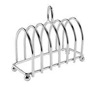 Uinfhyknd Support de grille de grillage en acier inoxydable pour 6 tranches pieds de balle et de transport